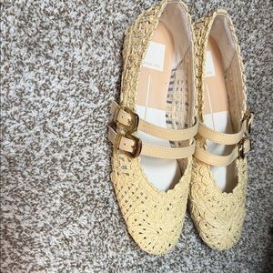 Dolce Vita Women's Tan Crochet Flats